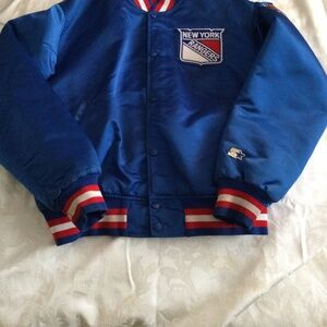 New York Rangers Ole School original NHL Starter Jacket size L